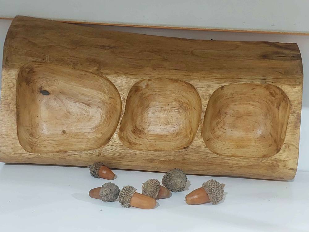 اردو خوری با چوب گردو دست ساز